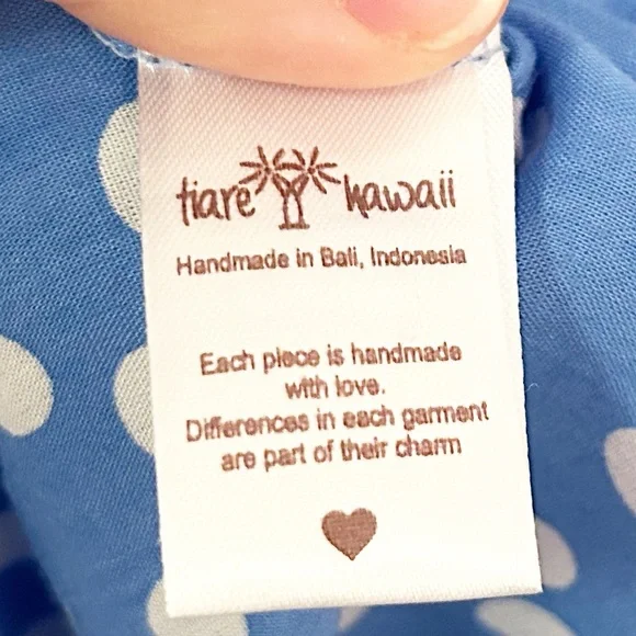 TIARE HAWAII The Blake high-low V-neck tie front dress in Bambi Print SZ: medium - Picture 15 of 16